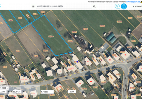 Goed gelegen percelen akkerland – totale opp. 1 ha 88 ca Menneshoeve – Holsbeek – Nieuwrode