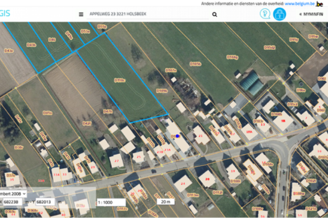 Goed gelegen percelen akkerland – totale opp. 1 ha 88 ca Menneshoeve – Holsbeek – Nieuwrode