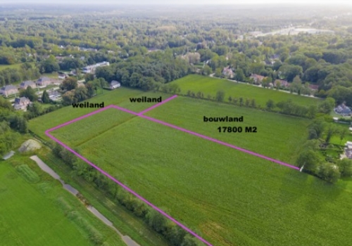 Perceel bouwland ca. 17800m2 geschikt voor teelt en gewassen